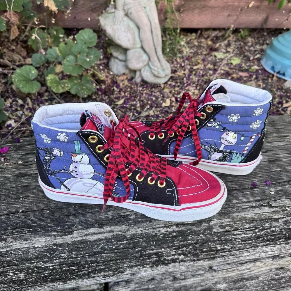 Vans x Disney The Nightmare Before Christmas Sk8-Hi High-Top Sneakers Women 6.5